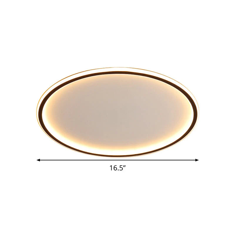 Ceiling Lamp Stepless Dimmable LED With Remote Aluminum Frame