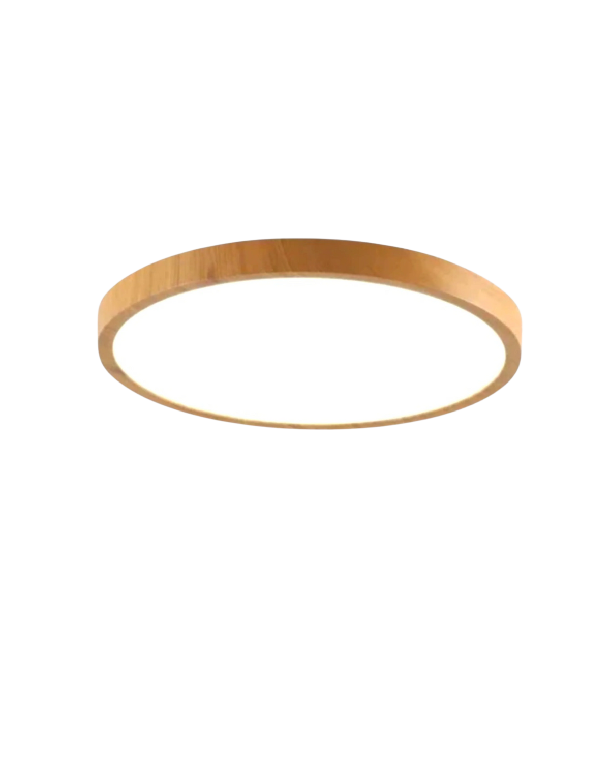 Ceiling Lamp Ultra-Slim Natural Wood Glare-Free Lighting