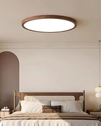 Ceiling Lamp Ultra-Slim Natural Wood Glare-Free Lighting