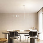 Ceiling Light Asymmetrical Cylinders Powder-Coated Aluminum