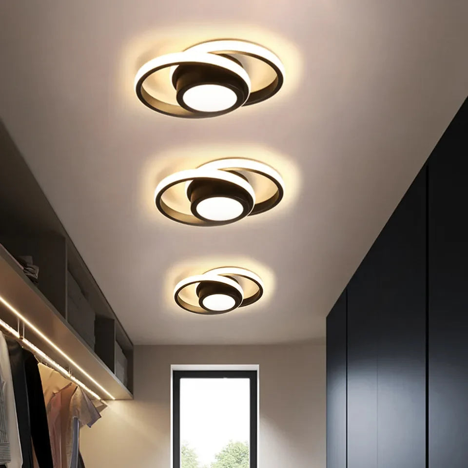 Ceiling Light Double Ring Flush Dimmable LED