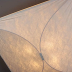 Ceiling Light Flush Mount Translucent Paper & Aluminum Frame