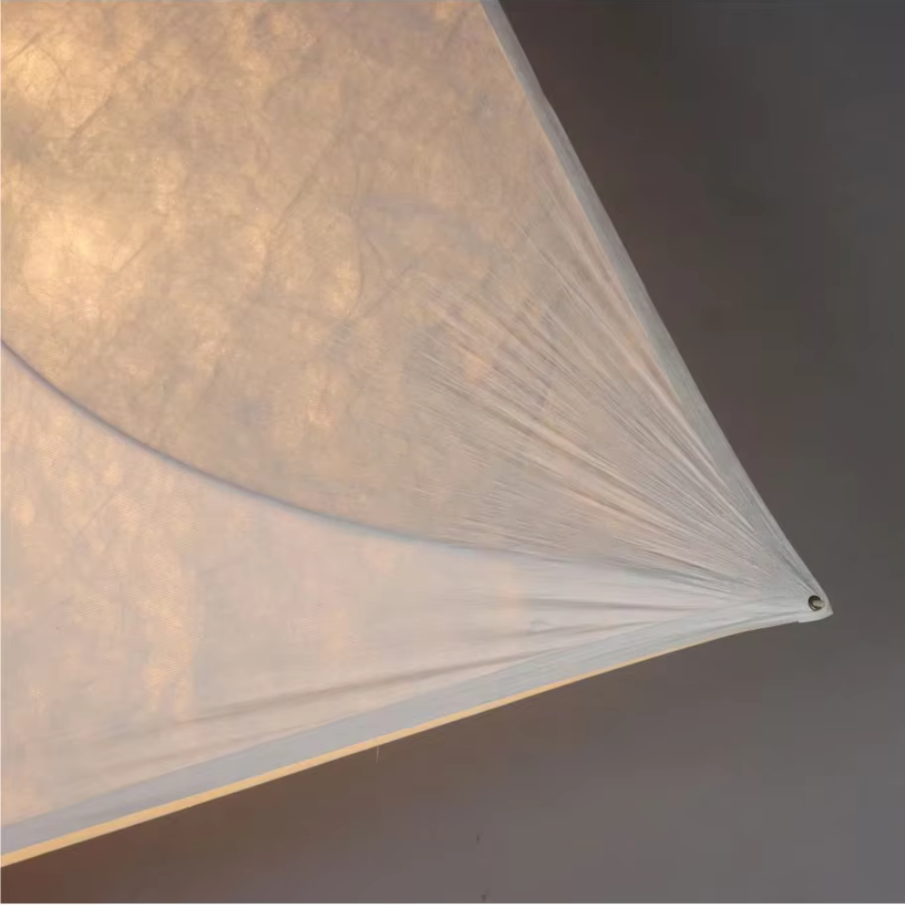 Ceiling Light Flush Mount Translucent Paper & Aluminum Frame