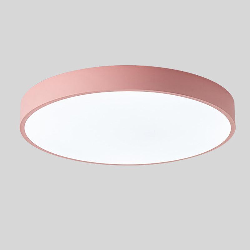 Ceiling Light Flush Mount Wood Accent Warm LED