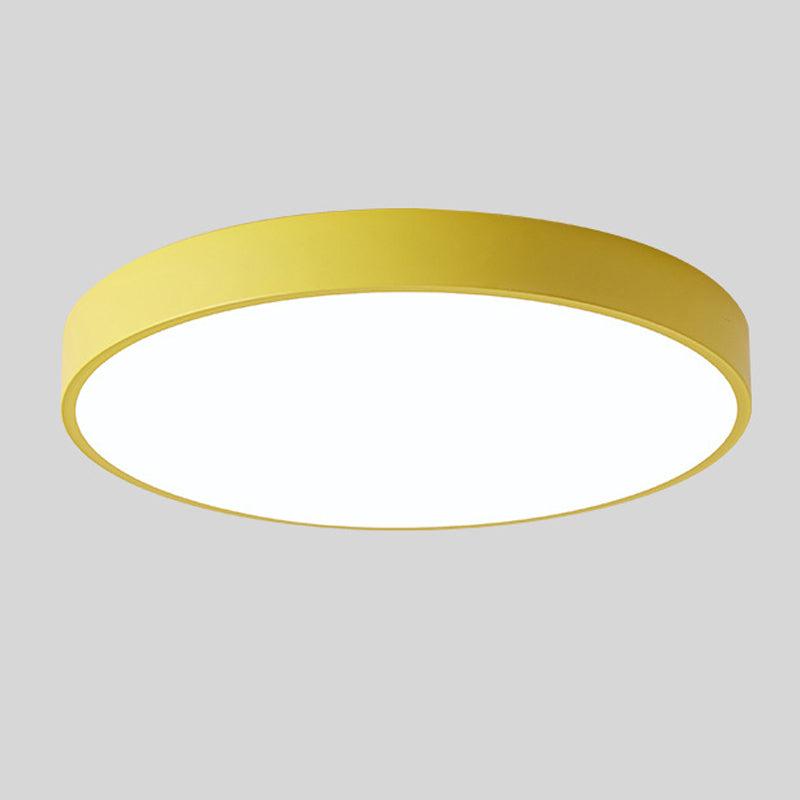 Ceiling Light Flush Mount Wood Accent Warm LED