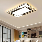 Ceiling Light Geometric Integrated LED Dimmable Remote Control