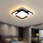 Ceiling Light Geometric Integrated LED Dimmable Remote Control