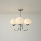 Ceiling Light Handcrafted Pink Glass & Gold Finish