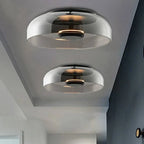 Ceiling Light Integrated LED Glass Cover & Metal Frame