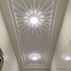 Ceiling Light LED Switchable Warm & Cool Crystal Acrylic