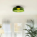 Ceiling Light Layered Glass Warm Glow LED Compatible