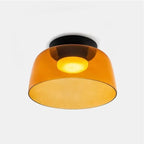 Ceiling Light Layered Glass Warm Glow LED Compatible