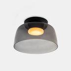Ceiling Light Layered Glass Warm Glow LED Compatible