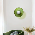 Ceiling Light Low-Profile Matte Glass Flush Mount