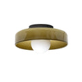 Ceiling Light Low-Profile Matte Glass Flush Mount
