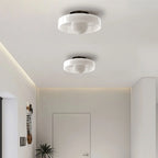 Ceiling Light Low-Profile Matte Glass Flush Mount