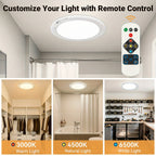 Ceiling Light Motion Sensor Rechargeable 10000mAh Remote & USB