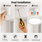 Ceiling Light Motion Sensor Rechargeable 10000mAh Remote & USB