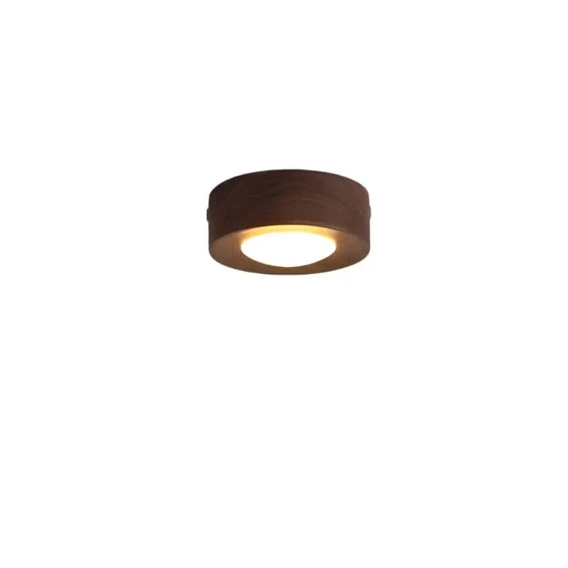 Ceiling Light Natural Wood Integrated LED Spotlight