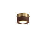 Ceiling Light Natural Wood Integrated LED Spotlight
