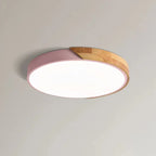 Ceiling Light Scandinavian Wooden LED Flush Mount
