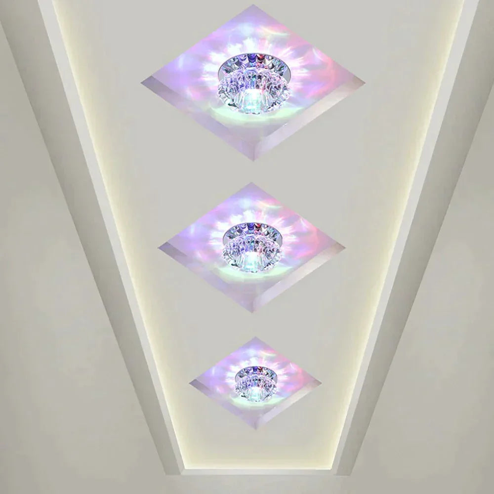 Ceiling Light Surface-Mounted Dimmable Crystal LED