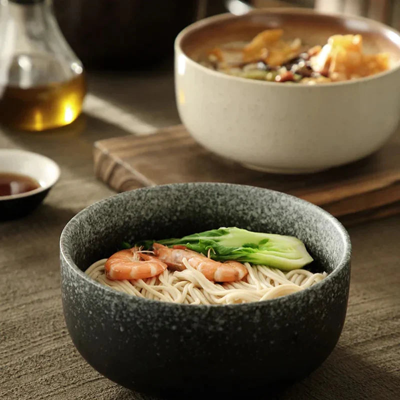 Ceramic Bowl Set Glazed Dishwasher Safe Set of 4