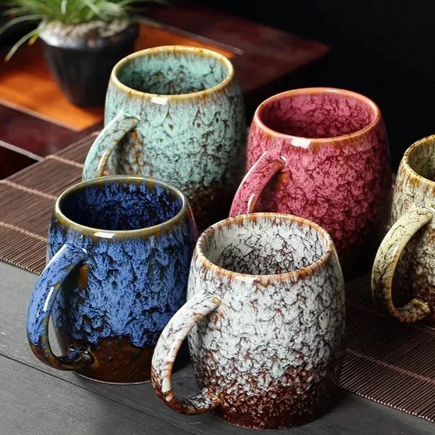 Ceramic Coffee Mug Heat Retaining Handmade Dishwasher Safe