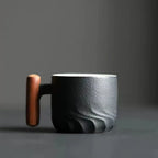 Ceramic Coffee Mug Thick Walls Hand Painted