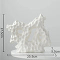 Ceramic Enamel Coral Accent Sculpture