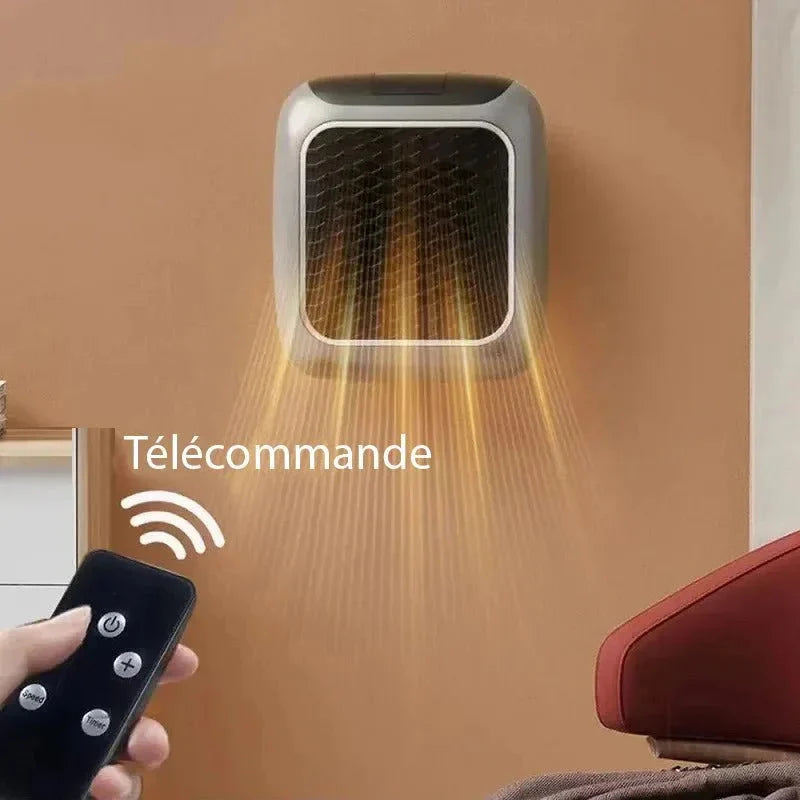 Ceramic Heater 800W Wall Mountable Remote Control