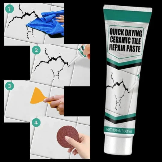 Ceramic Repair Kit Water-Based Quick-Drying Tools Included