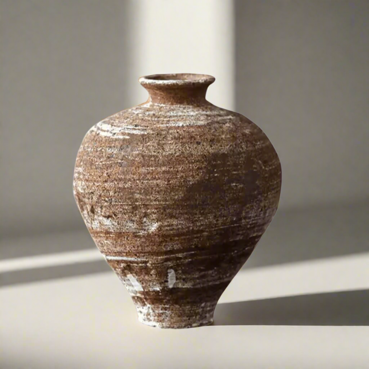 Ceramic Vase Patina Washed Wabi-Sabi Handcrafted