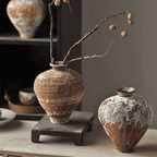 Ceramic Vase Patina Washed Wabi-Sabi Handcrafted