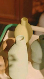 Ceramic Vase Sculptural Handmade & Textured