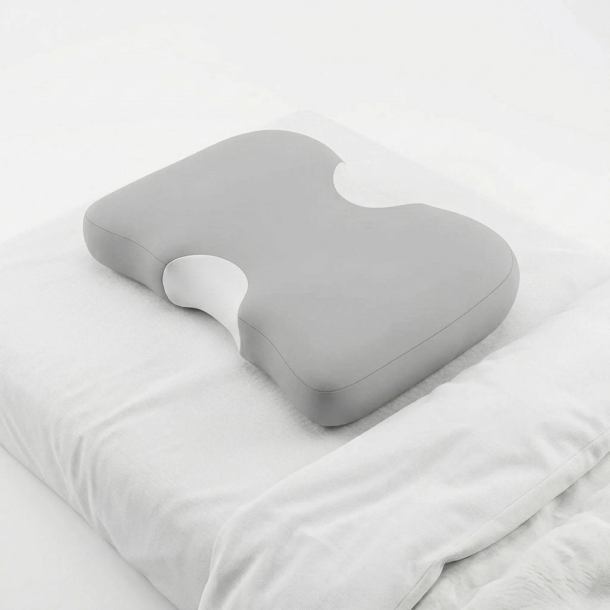 Cervical Neck Pillow Ergonomic Contour Memory Foam Cooling Cover