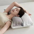 Cervical Pillow Contoured Ergonomic Support Breathable Cotton Cover