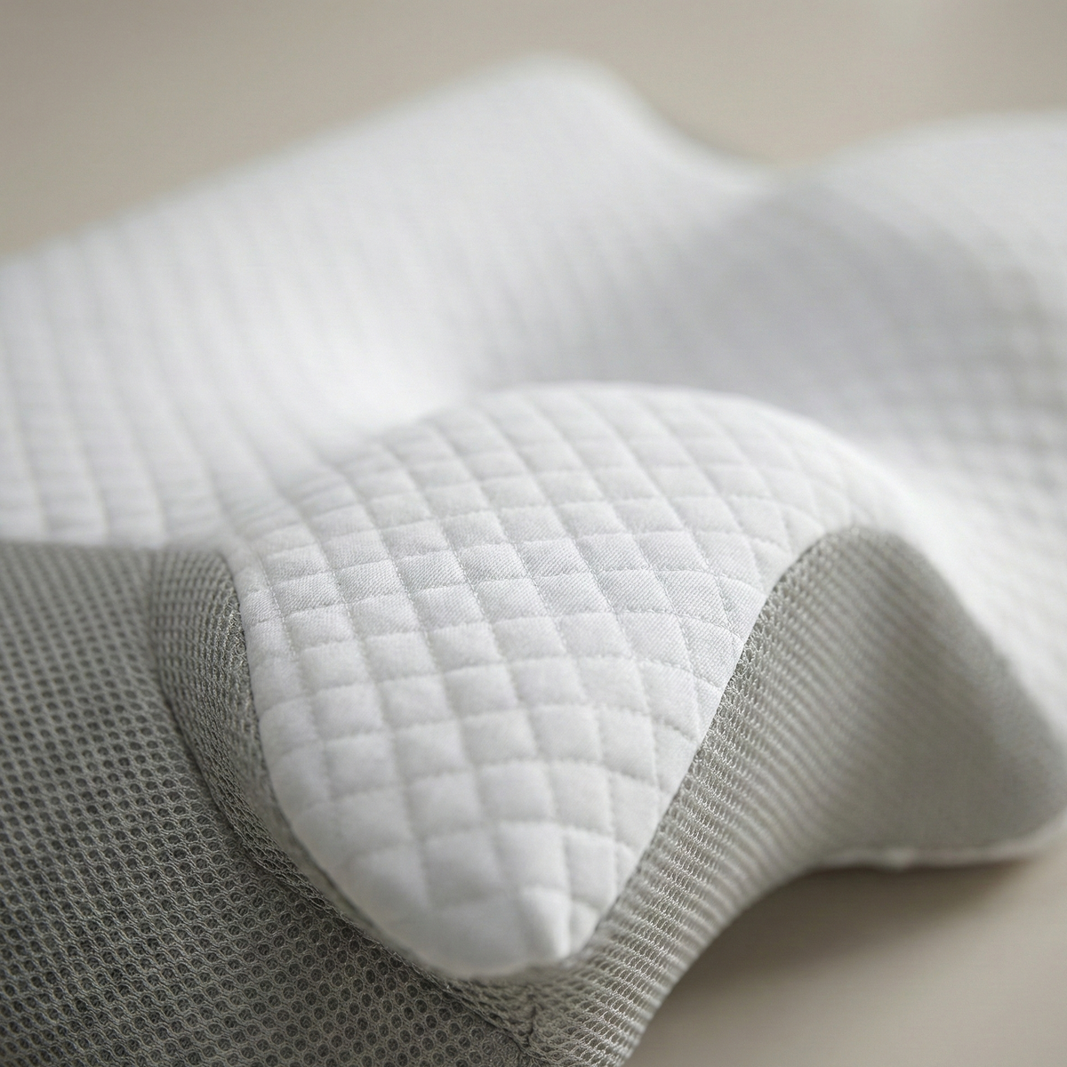 Cervical Pillow Contoured Memory Foam & Washable Cover