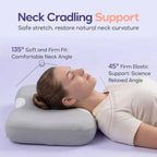 Cervical Pillow Ergonomic Contour Memory Foam Cooling Cover