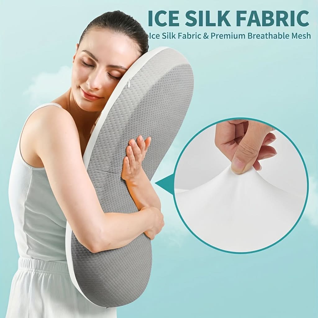 Cervical Pillow Ergonomic Memory Foam & Cooling Cover