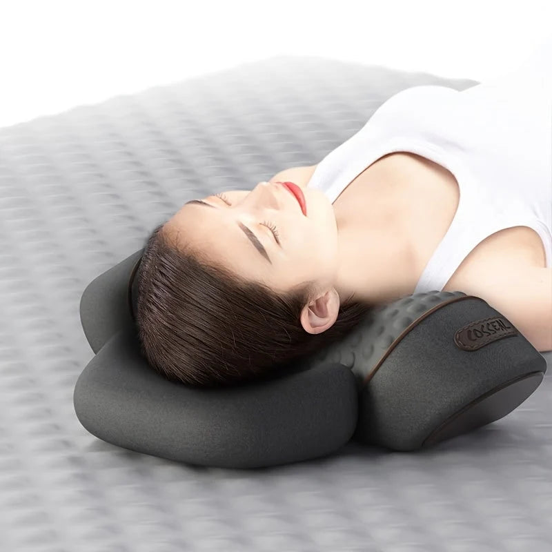Cervical Pillow Heated & Massaging Ergonomic Roll