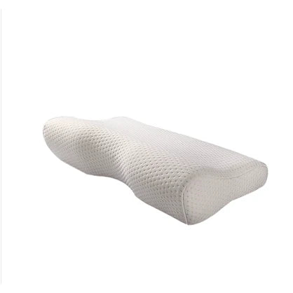 Cervical Pillow Memory Foam Contoured Double-Height Removable & Washable Cover