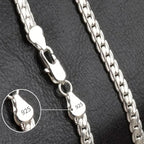 Chain Necklace 925 Sterling Silver Hypoallergenic Multiple Lengths