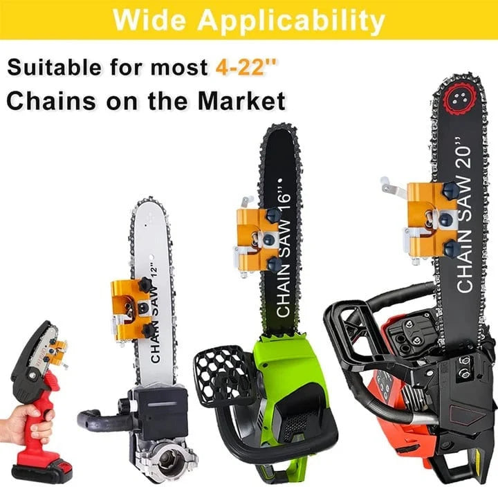 Chainsaw Chain Sharpener 30 Degree Fixed Angle Anodized Aluminum