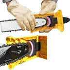 Chainsaw Chain Sharpener Dual Locating Pins Replaceable Stone