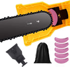 Chainsaw Sharpener Integrated Angle Guide Durable Metal