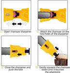 Chainsaw Sharpener Press-To-Sharpen Fits 14 to 20 Inch Bars