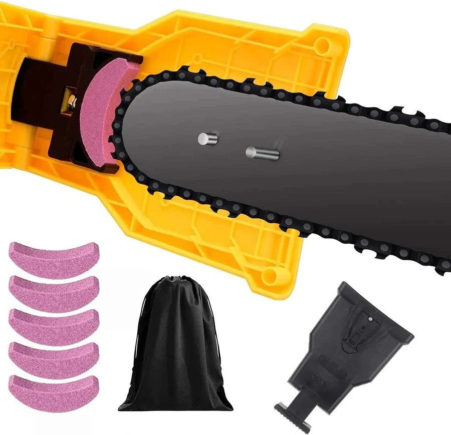 Chainsaw Sharpener Press-To-Sharpen Fits 14 to 20 Inch Bars