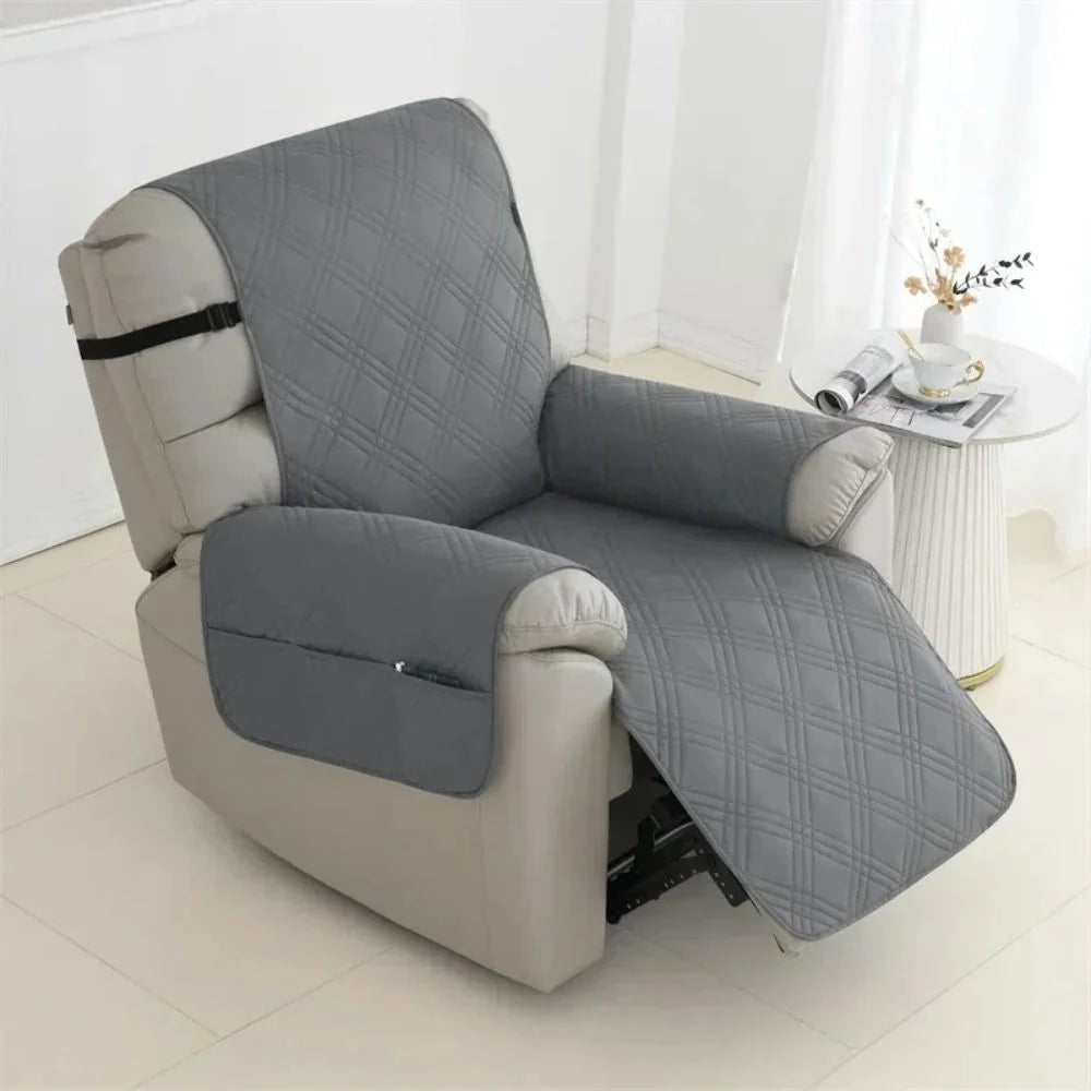 Chair Cover Quilted Liquid-Repellent Machine Washable