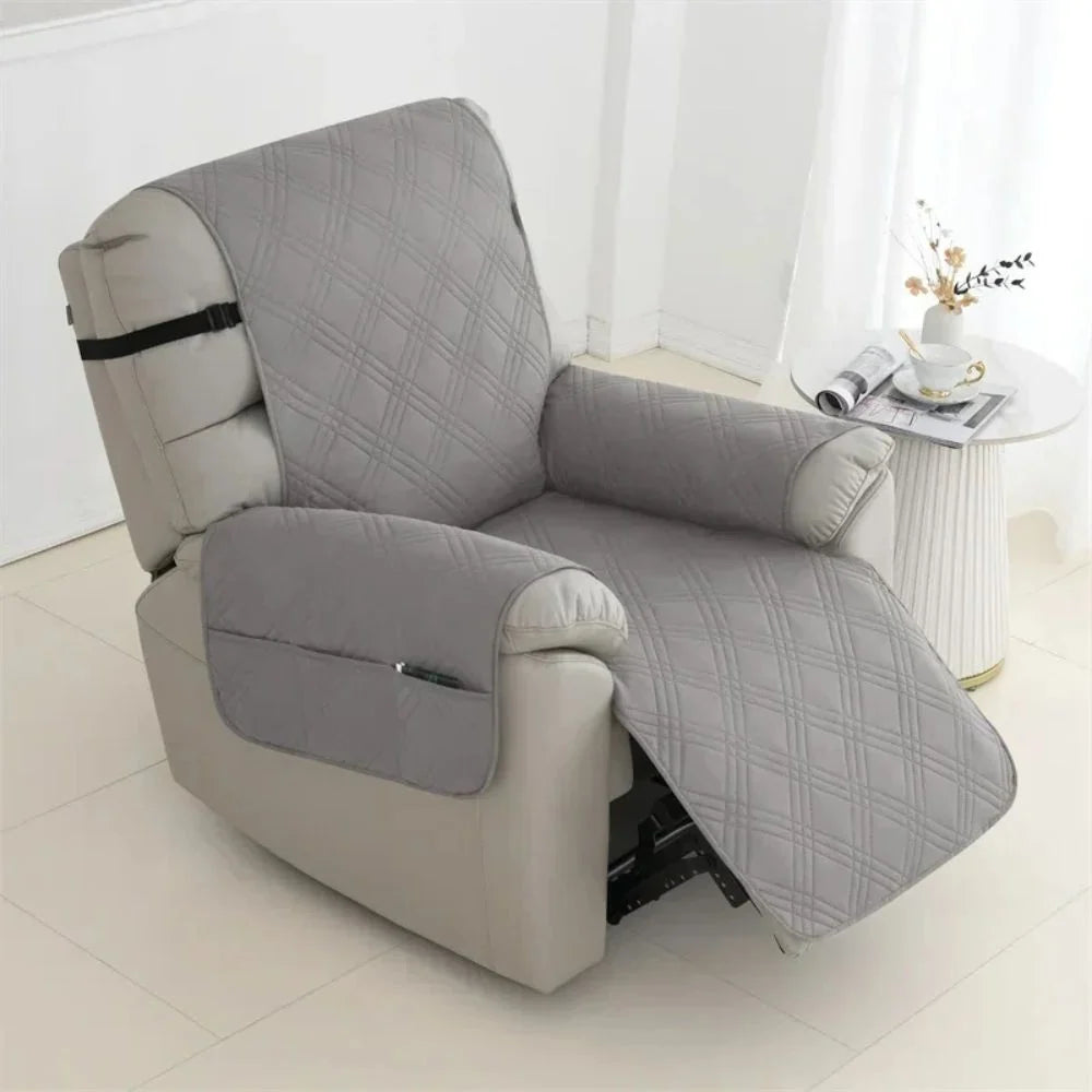 Chair Cover Quilted Liquid-Repellent Machine Washable